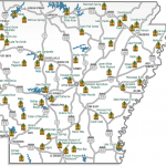 map of arkansas 15 150x150 Map of Arkansas