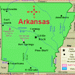 map of arkansas 38 150x150 Map of Arkansas