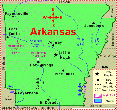 map of arkansas 38 Map of Arkansas