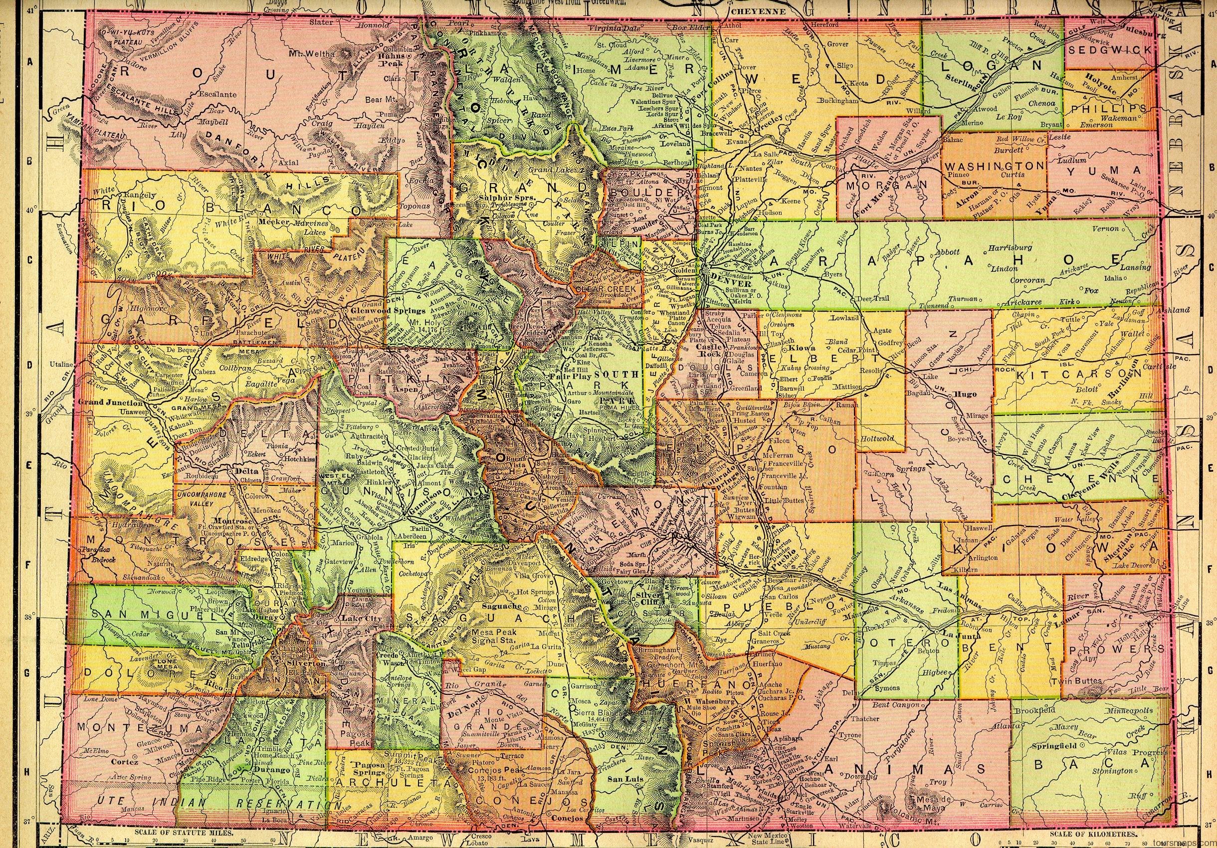 colorado map 8 Colorado Map