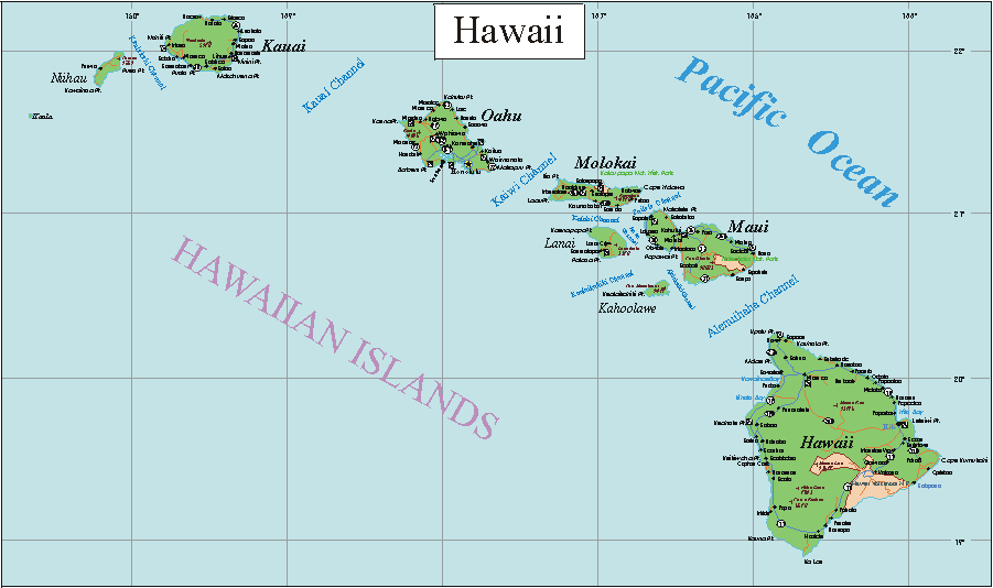 hawaii map  0 Hawaii Map
