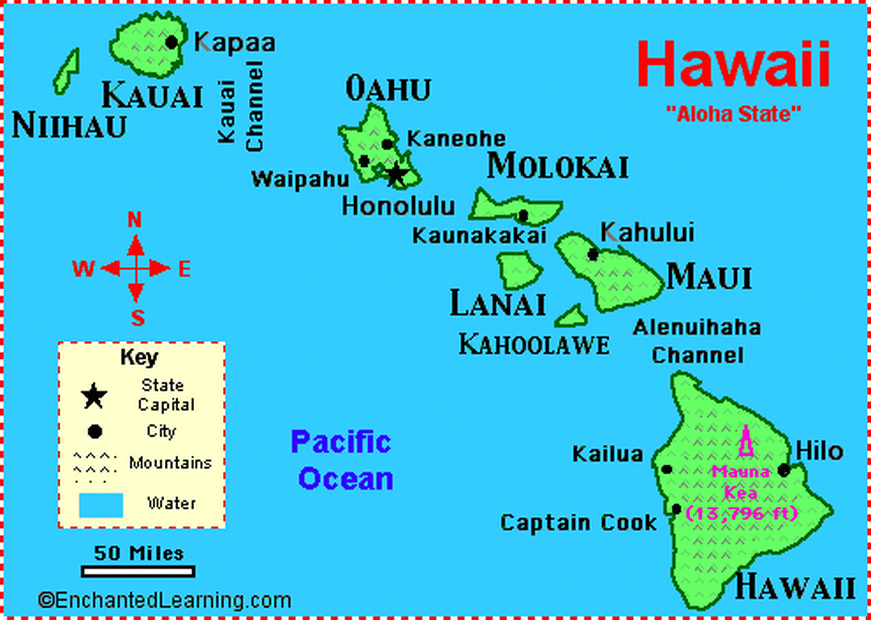 hawaii map  3 Hawaii Map