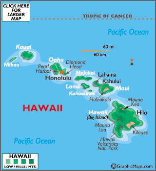hawaii map  5 Hawaii Map