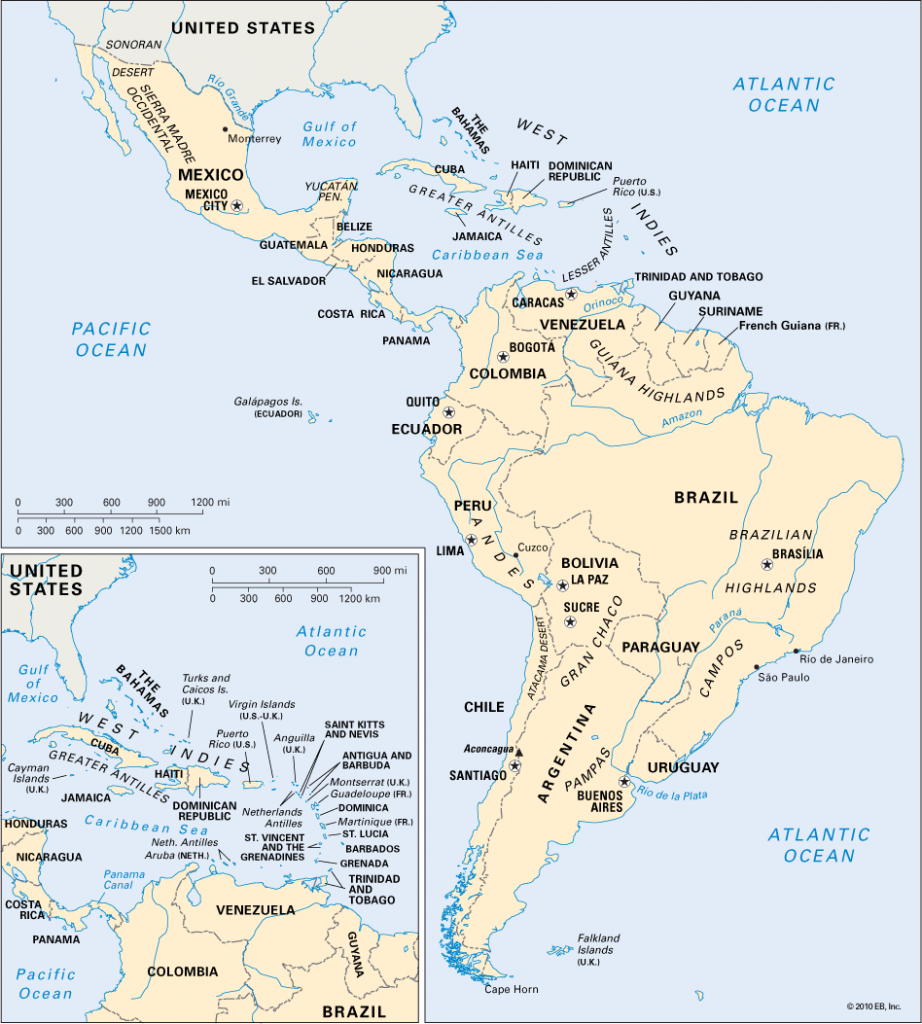 Latin America Map  11 922x1024 