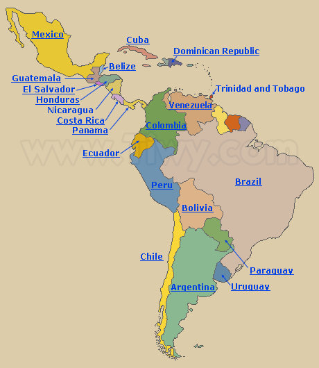 latin america map  12 Latin America Map
