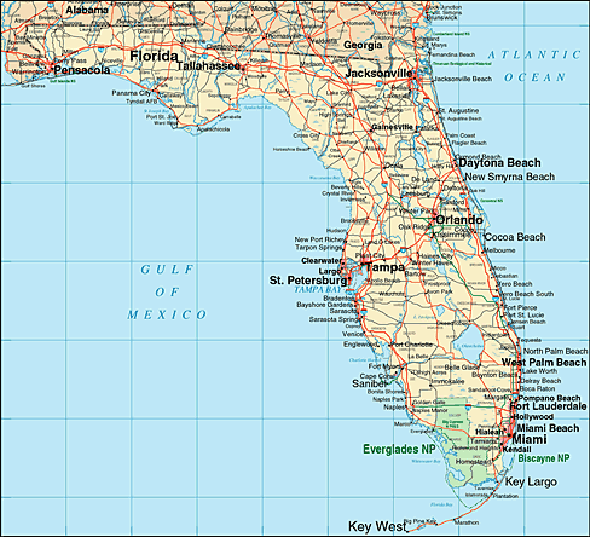 map of florida 3 Map of Florida