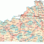 map of kentucky  2 150x150 Map of Kentucky