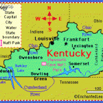 map of kentucky  7 150x150 Map of Kentucky