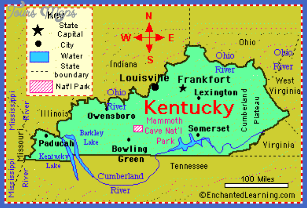 map of kentucky  7 Map of Kentucky