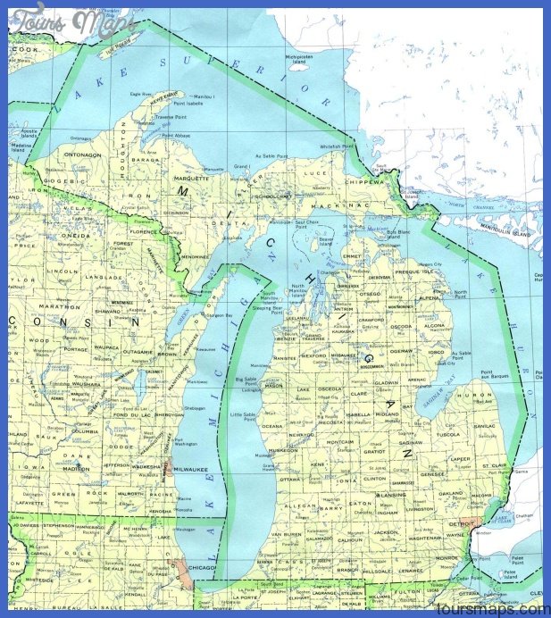 map of michigan 0 Map of Michigan