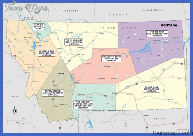 map of montana 4 Map of Montana