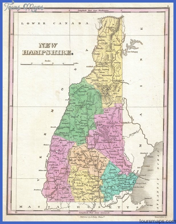 map of new hampshire 18 Map of New Hampshire