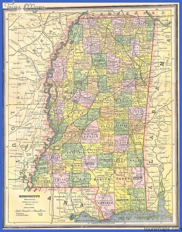 mississippi map 5 Mississippi Map