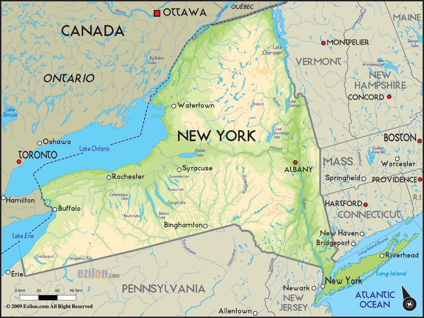 new york map 12 New York Map