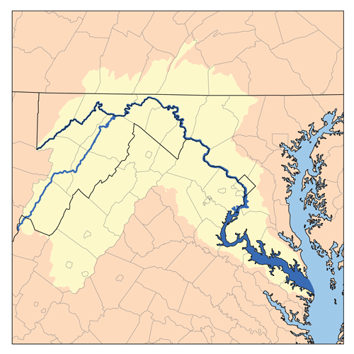 potomac river map 5 Potomac River Map