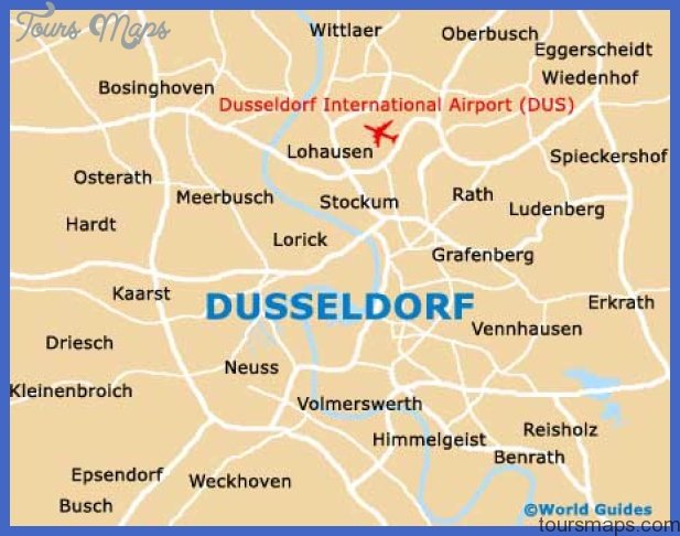 map of dusseldorf 7 Map of DUSSELDORF