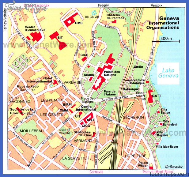 map of geneva 4 Map of Geneva