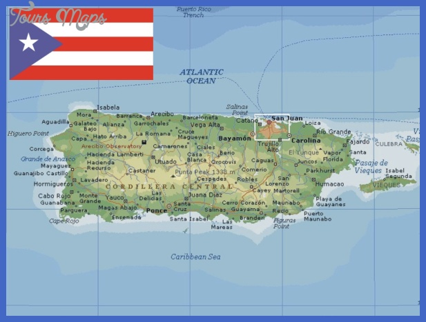 Map Of Puerto Rico Printable Brennan