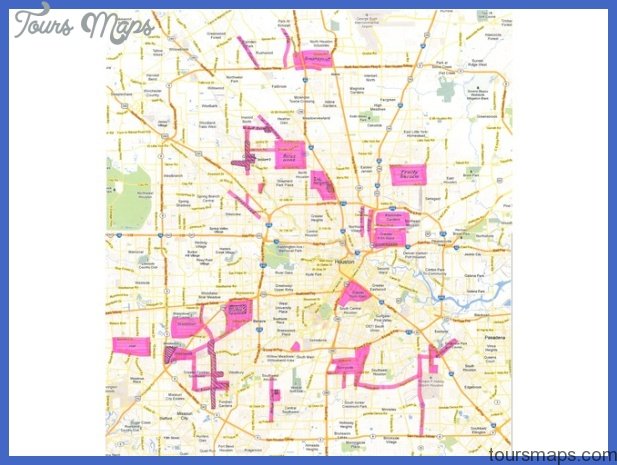 6713867 houston areas to avoid map houston version2 Houston Map Tourist Attractions