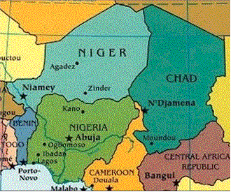 afm grid g7 Chad Metro Map