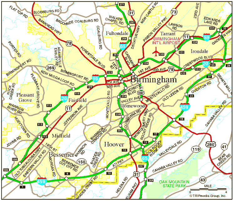 al birmingham Birmingham Map