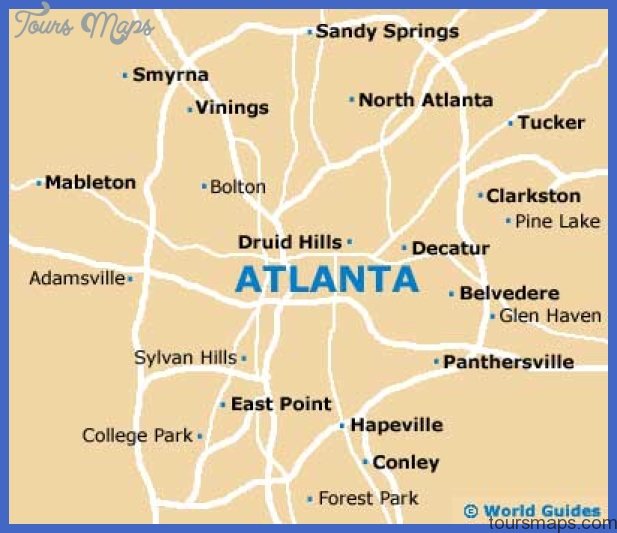 atlanta map Atlanta Map