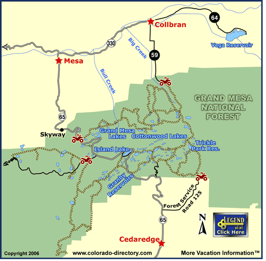 atvtrails grandmesa Mesa Map