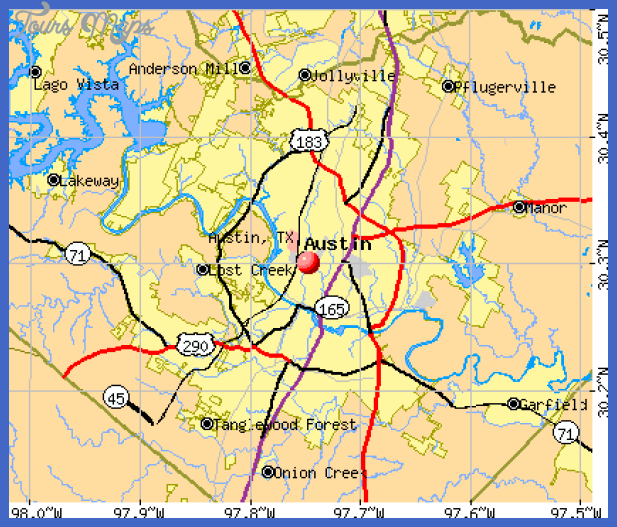 austin region map 1 Irving Map Tourist Attractions
