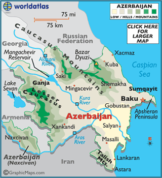 aznewzzz Baku Sumqayit Map