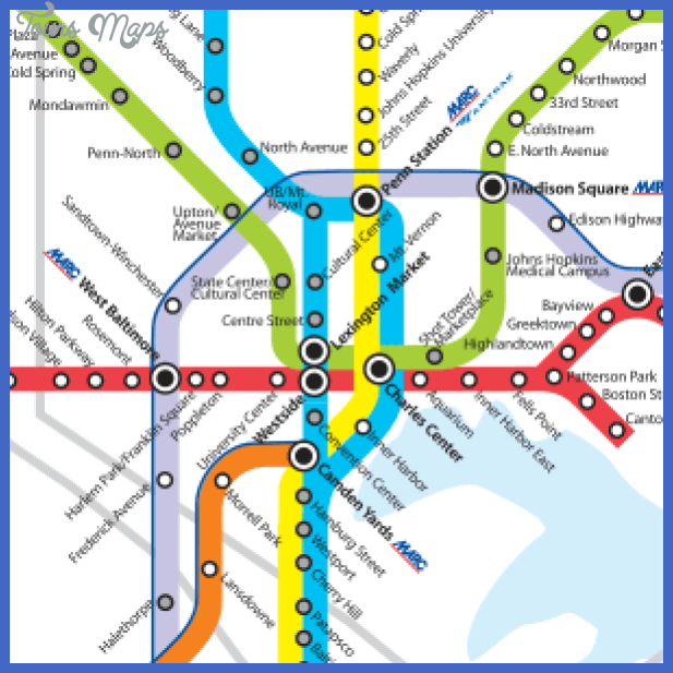 baltimore rail system plan Baltimore Subway Map