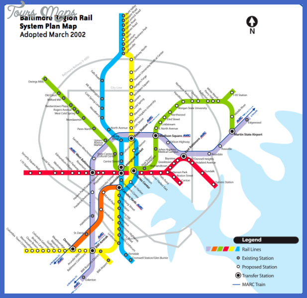 baltimore subway map  0 Baltimore Subway Map
