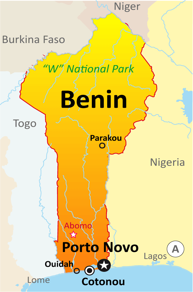 benin 1 Benin Metro Map