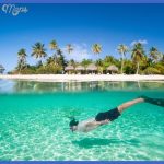 bora bora snorkeler tropical beach 150x150 Best winter vacation USA