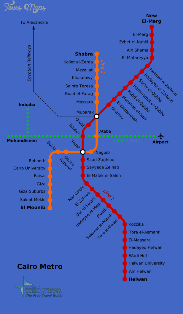 cairo subway map  2 Cairo Subway Map