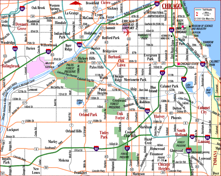 chicago metro map 1 Chicago Metro Map