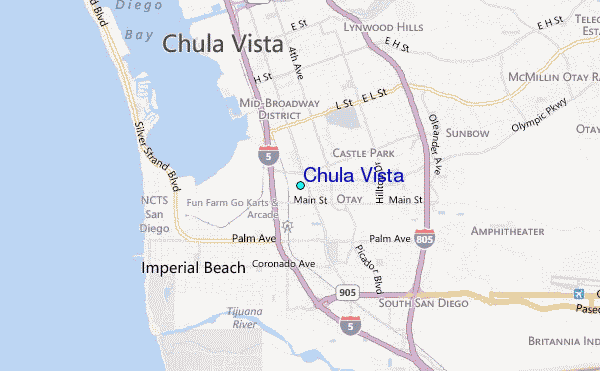 Zip Code Chula Vista San Diego California