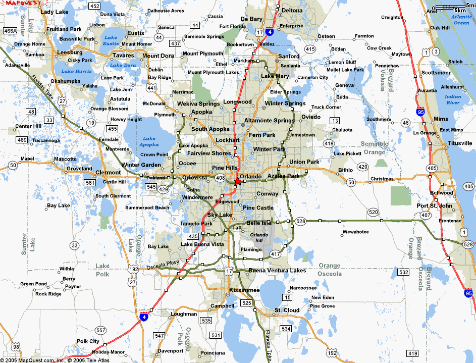 citymap orlando fl Orlando Map