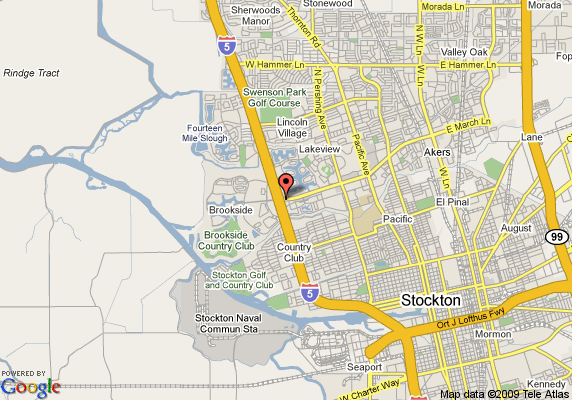 comfort inn stockton map Stockton Map