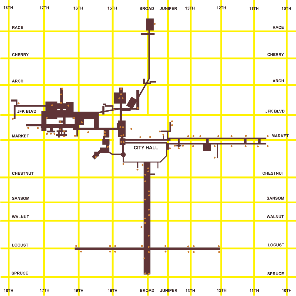 concourse1000x1000 Philadelphia Subway Map
