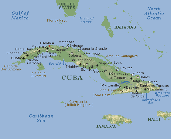 cuba map 0 Cuba Map