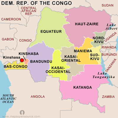 democratic republic of congo map Congo, Democratic Republic Metro Map