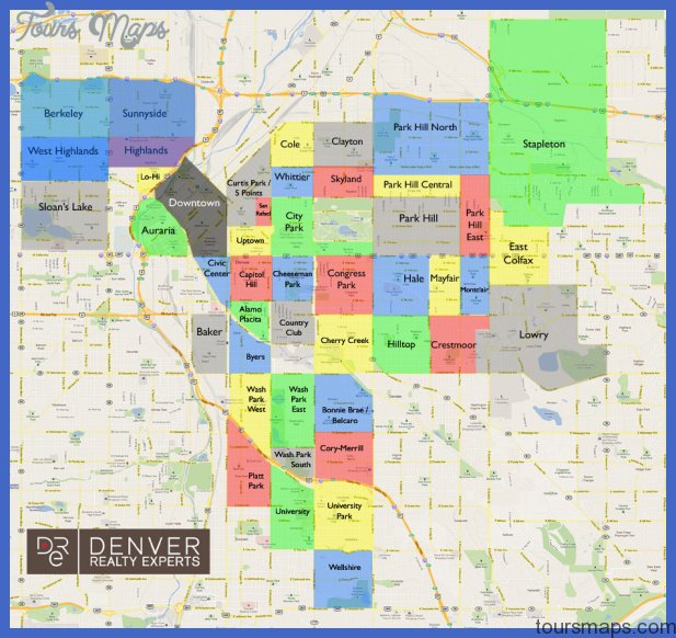 Denver Metro Map With Cities – Map Vector