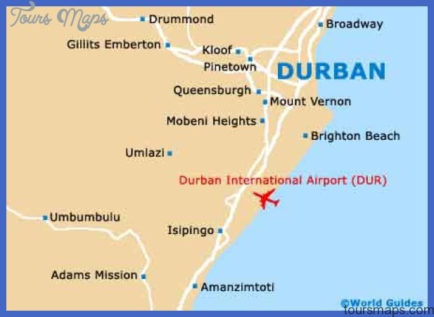 durban map Durban Map Tourist Attractions