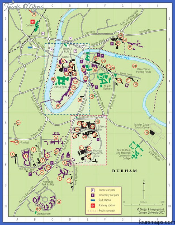 durham tourist map mediumthumb Durham Map Tourist Attractions