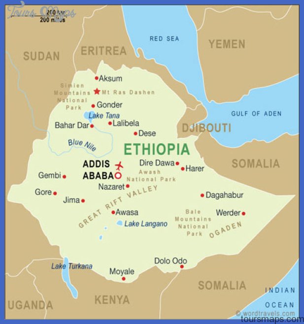 ethiopia map Ethiopia Map