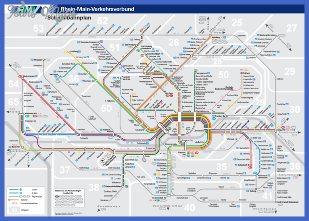 frankfurt nahverkehr map 2 Frankfurt Metro Map