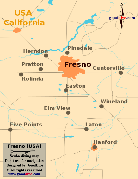 fresno Fresno Map