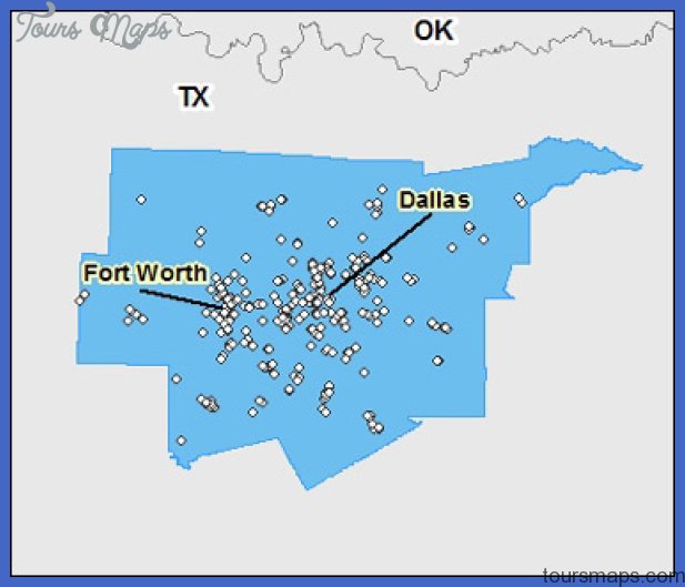 geo dallas map Fort Worth Metro Map