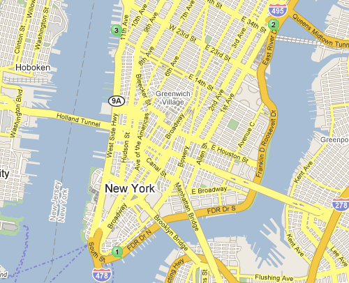 heliports map Newark Map Tourist Attractions