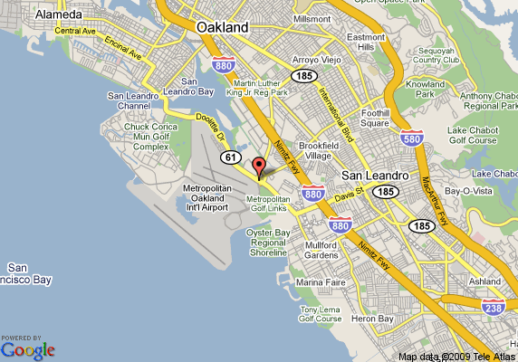 hilton oakland airport map Oakland Map Tourist Attractions